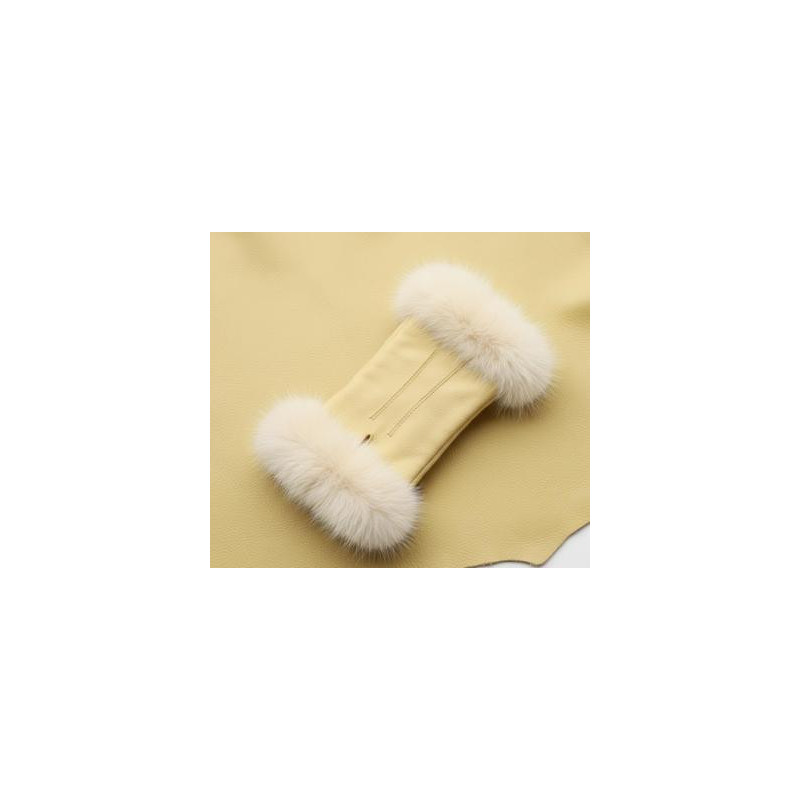 kozeny_material_pro_rukavice_citronove_barve