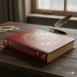 dámské legeny v červené jehnětině